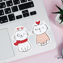 Load image into Gallery viewer, 2pcs Craft Stickers Crafts Art Creative Cute Greeting Card for Childer Toy Gifts
