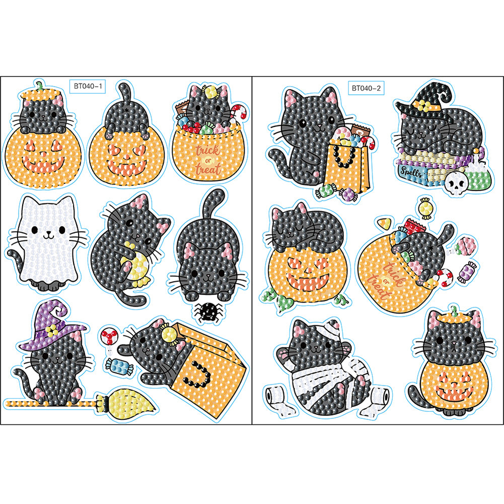 2pcs Craft Stickers Crafts Art Creative Cute Greeting Card for Childer Toy Gifts