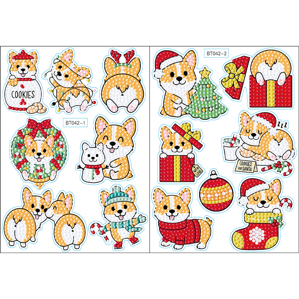 2pcs Craft Stickers Crafts Art Creative Cute Greeting Card for Childer Toy Gifts