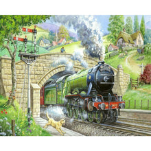 Load image into Gallery viewer, Train Exits Tunnel 40*30CM(canvas) Full Round Drill Diamond Painting
