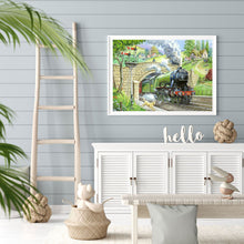 Load image into Gallery viewer, Train Exits Tunnel 40*30CM(canvas) Full Round Drill Diamond Painting
