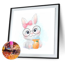 Load image into Gallery viewer, Bunny With Glasses 40*40CM(canvas) Full Square Drill Diamond Painting
