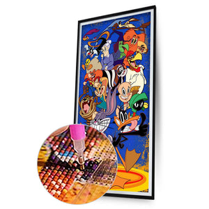 Warner Bros. Animation Bugs Bunny 30*70CM(canvas) Full Round Drill Diamond Painting