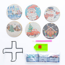 Load image into Gallery viewer, 6pcs Acrylic Coaster Funny Diamond Mosaic Coaster for Home Table Decoration Gift
