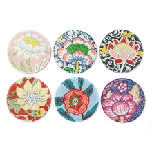 Load image into Gallery viewer, 6pcs Acrylic Coaster Funny Diamond Mosaic Coaster for Home Table Decoration Gift
