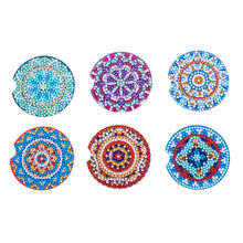 Load image into Gallery viewer, 6pcs Coaster Fashionable Design DIY Cup Mat Funny Stable for Kitchen Accessories
