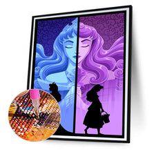 Load image into Gallery viewer, Silhouette Sleeping Beauty Disney Princess 40*50CM (canvas) Full Round Drill Diamond Painting
