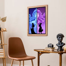 Load image into Gallery viewer, Silhouette Sleeping Beauty Disney Princess 40*50CM (canvas) Full Round Drill Diamond Painting
