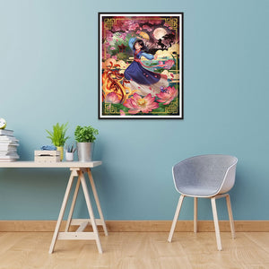 Princess Mulan 40*50CM (canvas) Full Round Drill Diamond Painting