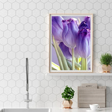 Load image into Gallery viewer, Purple Tulip 30*40CM (canvas) Full Square Drill Diamond Painting
