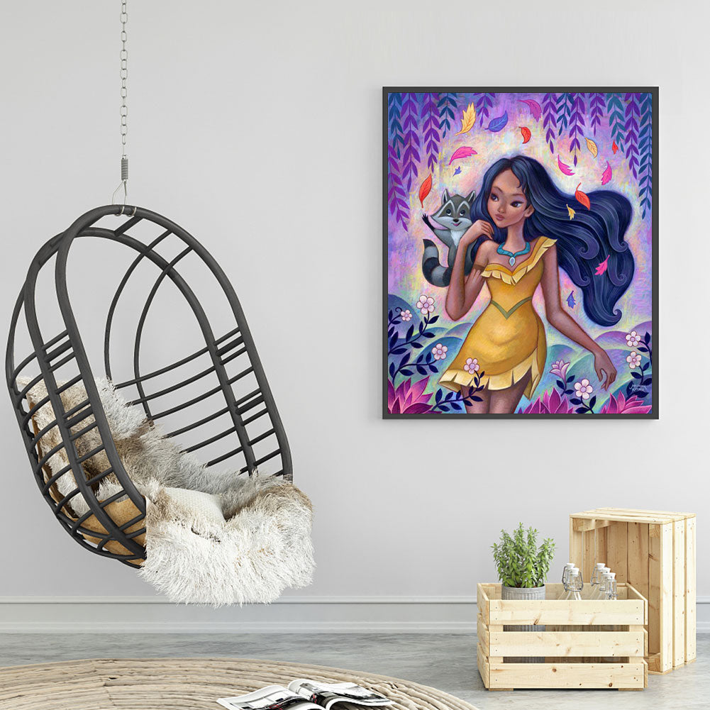 Full Round Drill Diamond Painting - Disney Princess - 30*40cm