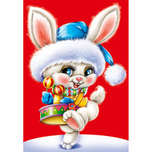 Load image into Gallery viewer, Christmas Bunny 30*40CM (canvas) Full Round Drill Diamond Painting
