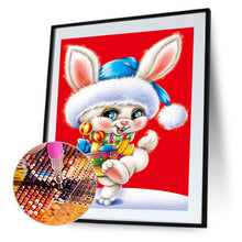 Load image into Gallery viewer, Christmas Bunny 30*40CM (canvas) Full Round Drill Diamond Painting
