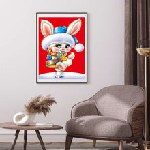 Load image into Gallery viewer, Christmas Bunny 30*40CM (canvas) Full Round Drill Diamond Painting
