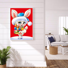 Load image into Gallery viewer, Christmas Bunny 30*40CM (canvas) Full Round Drill Diamond Painting
