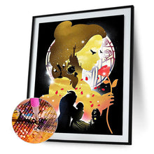 Load image into Gallery viewer, Princess Belle Silhouette 40*50CM (canvas) Full Square Drill Diamond Painting
