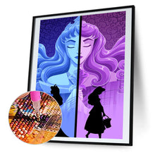 Load image into Gallery viewer, Princess Silhouette 30*40CM(canvas) Full Round Drill Diamond Painting
