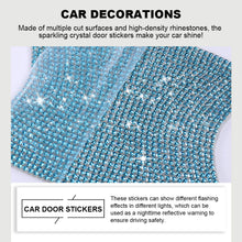 Load image into Gallery viewer, 8pcs/set Car Door Handle Sticker Anti-scratch Rhinestone Auto Protection Film
