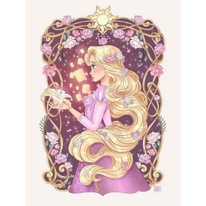 Disney Princess Le Pei 30*40CM(canvas) Full Round Drill Diamond Painting