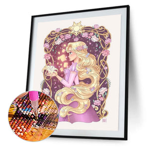 Disney Princess Le Pei 30*40CM(canvas) Full Round Drill Diamond Painting