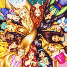 Load image into Gallery viewer, Disney Princesses Together 40*40CM(canvas) Full Round Drill Diamond Painting
