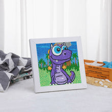 Load image into Gallery viewer, Little Dinosaur 15*15CM (canvas) Full Round Drill Diamond Painting
