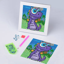 Load image into Gallery viewer, Little Dinosaur 15*15CM (canvas) Full Round Drill Diamond Painting

