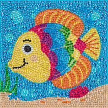 Load image into Gallery viewer, Sea ??Fish 15*15CM (canvas) Full Round Drill Diamond Painting
