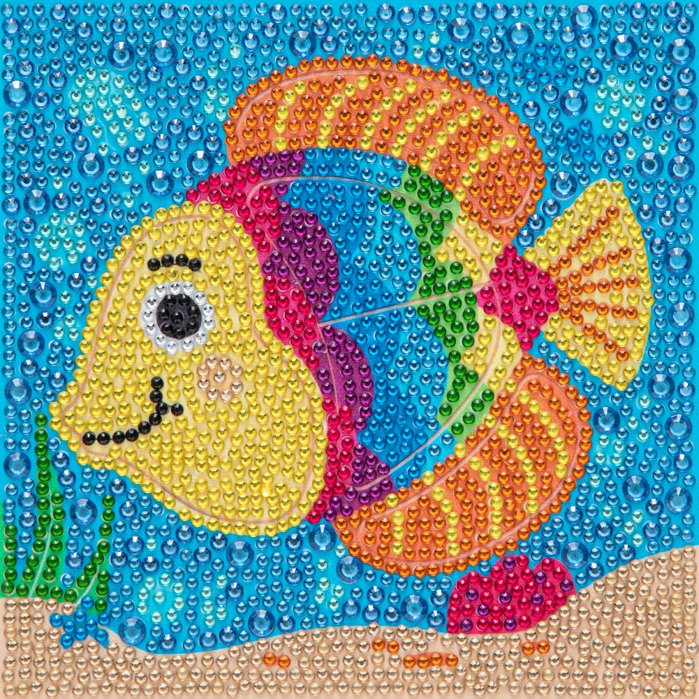 Sea ??Fish 15*15CM (canvas) Full Round Drill Diamond Painting