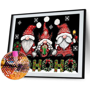 Christmas Goblins 50*40CM(canvas) Full Round Drill Diamond Painting