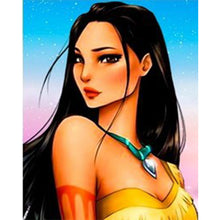 Load image into Gallery viewer, Pocahontas Disney Princess 40*50CM (canvas) Full Round Drill Diamond Painting
