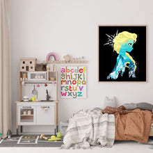 Load image into Gallery viewer, Princess Elsa Silhouette 30*40CM (canvas) Full Round Drill Diamond Painting
