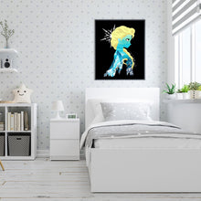 Load image into Gallery viewer, Princess Elsa Silhouette 30*40CM (canvas) Full Round Drill Diamond Painting
