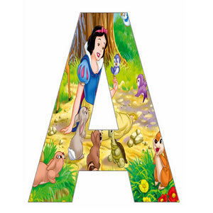 Letter Snow White A 30*30CM(canvas) Full Round Drill Diamond Painting