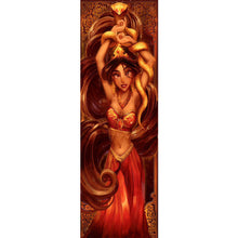 Load image into Gallery viewer, Flaming Jasmine Princess 30*70CM (canvas) Full Round Drill Diamond Painting
