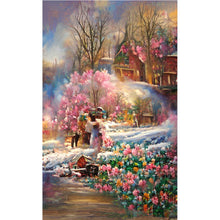 Load image into Gallery viewer, Oil Painting Village 40*70CM (canvas) Full Round Drill Diamond Painting

