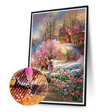 Load image into Gallery viewer, Oil Painting Village 40*70CM (canvas) Full Round Drill Diamond Painting
