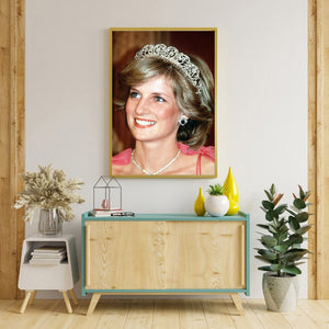 Princess Diana 50*70CM (canvas) Full Round Drill Diamond Painting