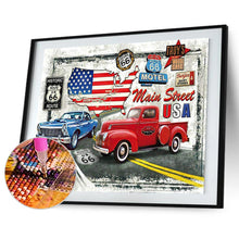 Load image into Gallery viewer, Route 66 Classic Cars 60*50CM (canvas) Full Round Drill Diamond Painting
