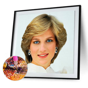 Princess Diana 50*50CM (canvas) Full Round Drill Diamond Painting