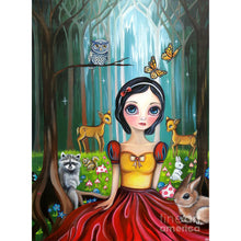 Load image into Gallery viewer, Snow White In The Enchanted Forest 30*40CM (canvas) Full Round Drill Diamond Painting
