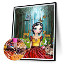 Load image into Gallery viewer, Snow White In The Enchanted Forest 30*40CM (canvas) Full Round Drill Diamond Painting
