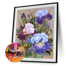 Load image into Gallery viewer, Iris Bee Orchid 40*50CM (canvas) Full Round Drill Diamond Painting
