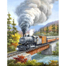 Load image into Gallery viewer, Train 30*40CM (canvas) Full Square Drill Diamond Painting
