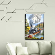 Load image into Gallery viewer, Train 30*40CM (canvas) Full Square Drill Diamond Painting
