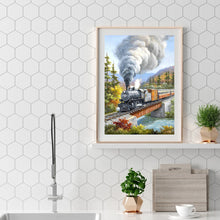 Load image into Gallery viewer, Train 30*40CM (canvas) Full Square Drill Diamond Painting
