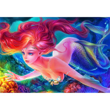 Load image into Gallery viewer, Mermaid Ariel 50*30CM (canvas) Full Round Drill Diamond Painting
