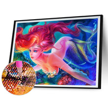 Load image into Gallery viewer, Mermaid Ariel 50*30CM (canvas) Full Round Drill Diamond Painting
