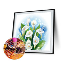 Load image into Gallery viewer, Calla Lotus Bunch 40*40CM (canvas) Full Round Drill Diamond Painting
