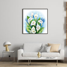 Load image into Gallery viewer, Calla Lotus Bunch 40*40CM (canvas) Full Round Drill Diamond Painting
